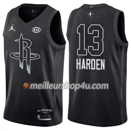 Maillot Basket Homme Houston Rockets James Harden 13 2018 All Star Jordan Brand Noir Swingman